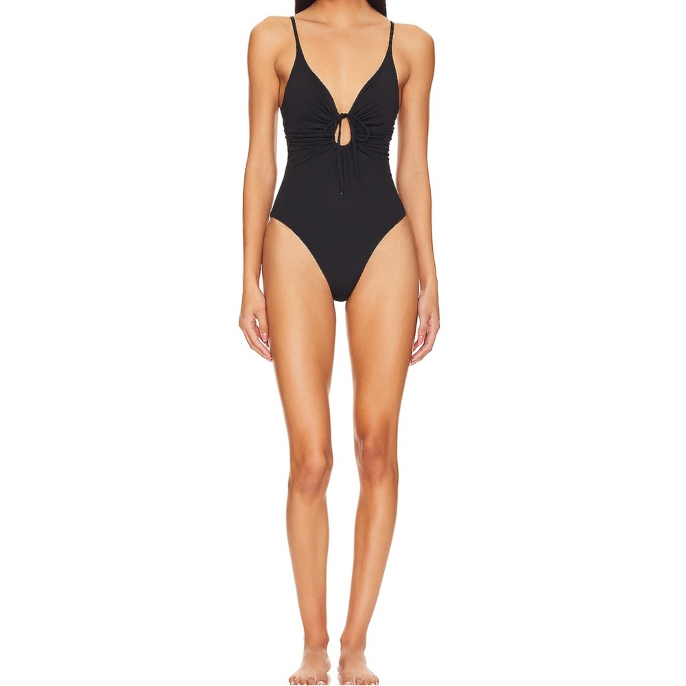 LSPACE Black one piece bathing suit